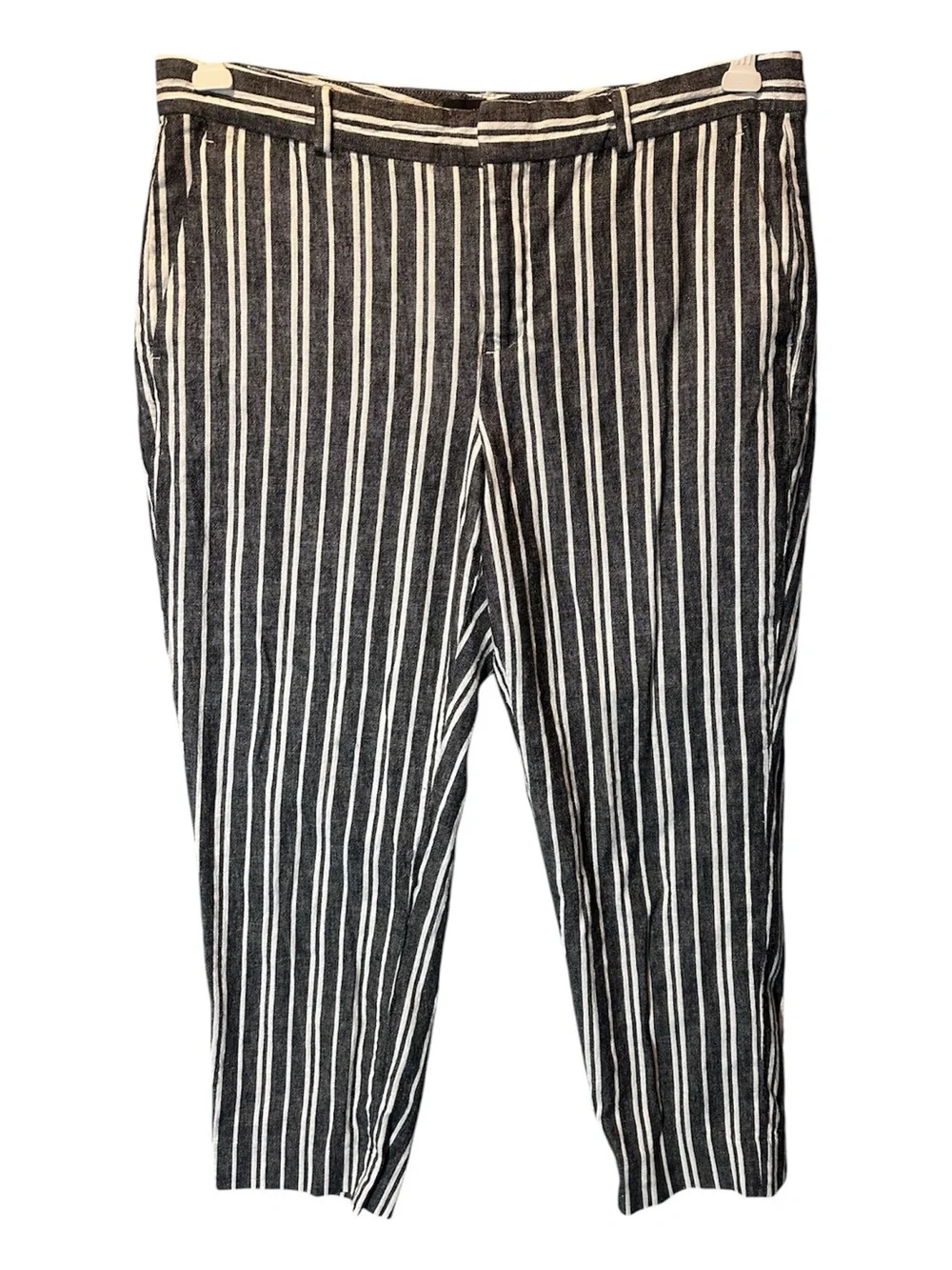 Banana Republic Avery cropped linen blend pants women’s 8 petite